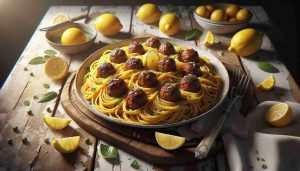 Marvelous Lemon Spaghetti with Savory Meatballs