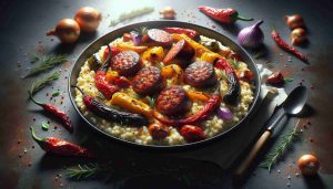 Hearty Italian Sausage and Roasted Vegetable Risotto