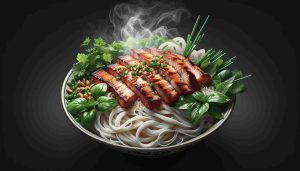 Bún Chả: Grilled Vietnamese Pork with Noodles and Herbs