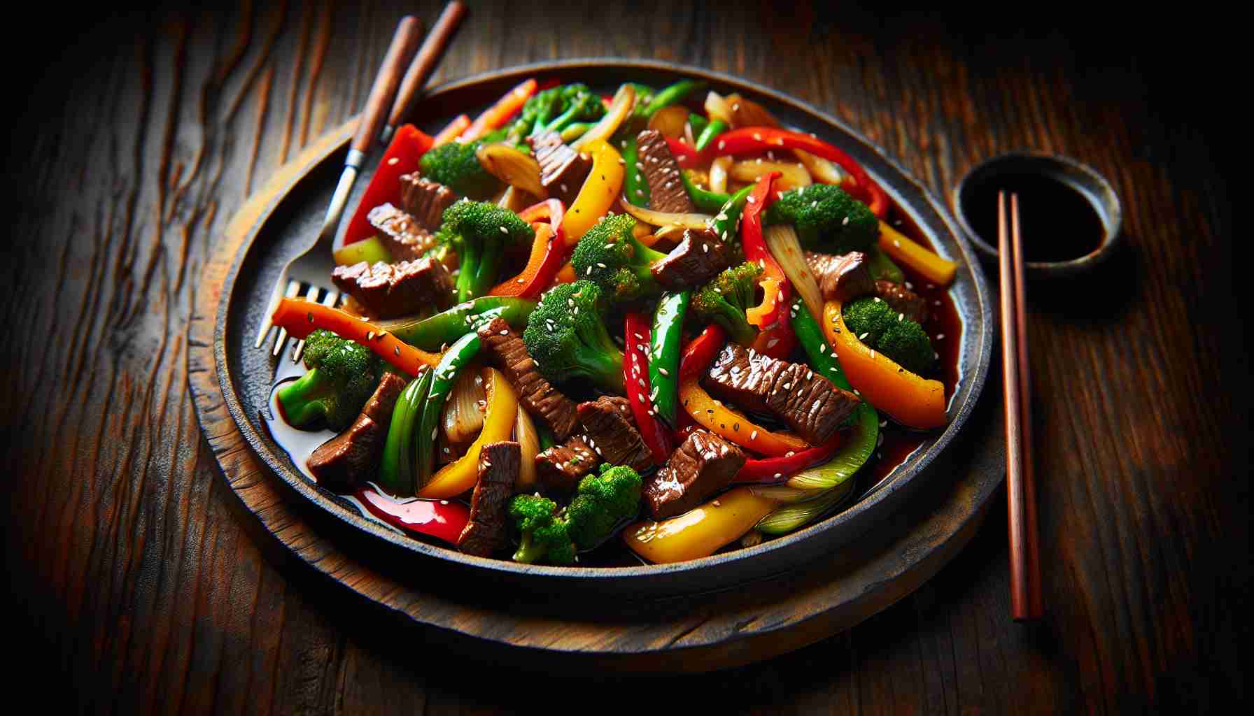 Flavorful Beef and Vegetable Stir-Fry with Water Chestnuts