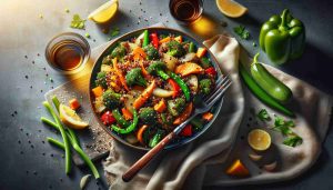 Quinoa and Vegetable Stir-Fry with Vermouth Glaze: A Nutritious and Flavorful Delight