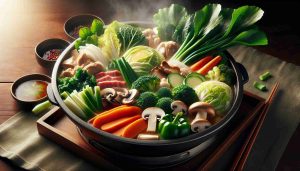 Japanese Nabe: Hearty Hot Pot Cooked with Fresh Vegetables and Meat