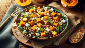 Butternut Squash Quinoa Salad with Maple Vinaigrette