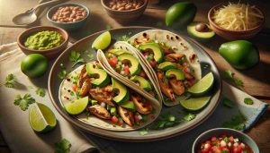 Mexican Chicken Tacos with Zesty Lime and Avocado Salsa