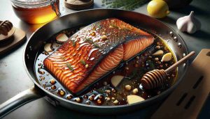 Pan-Seared Ginger Honey Glazed Salmon