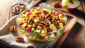 Wild Jackfruit and Walnut Waldorf Salad