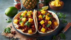 Spicy Jerk Jackfruit Tacos with Fresh Pineapple Salsa