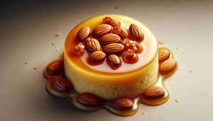 Velvety Vanilla Custard Delight with Caramelized Almonds