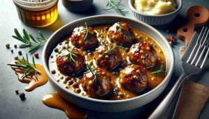 Frikadeller with Rich Zesty Herb Gravy