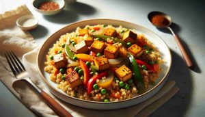 Sautéed Quinoa with Spiced Tofu and Vegetables