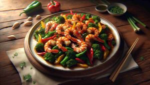 Szechuan Shrimp Stir-Fry with Zesty Vegetables