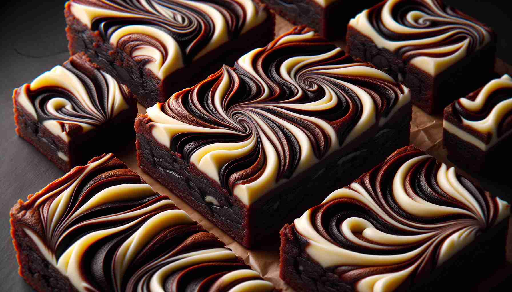 Warm Black Velvet Brownies with Velvety Cream Cheese Swirl