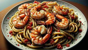 Hearty Garlic Butter Shrimp Scampi Linguine