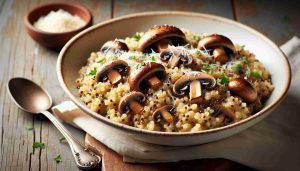 Quinoa Mushroom Risotto: A Nutritious and Savory Italian-Inspired Dish