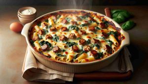 Baked Ziti with Italian Sausage and Spinach: A Comforting Oven-Baked Pasta Dish