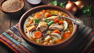 Peruvian Quinoa Chicken Soup