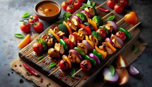 Thai Turkey and Vegetable Kebabs: A Fusion of Flavors on a Skewer