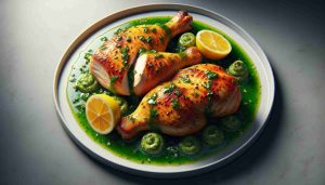 Delightful Velvety Lemon Chicken with Rich Herb Sauce