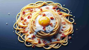 Spaghetti Carbonara: A Classic Italian Pasta Dish with Creamy Egg Sauce and Crispy Bacon