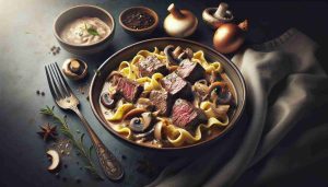 Hearty Beef Stroganoff: A Classic Comfort Food Dish with Tenderness and Rich Flavors