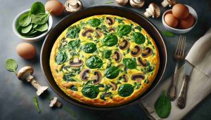 Mouthwatering Mushroom and Spinach Frittata