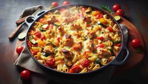 Hearty Italian Chicken Noodle Casserole: A Cozy Delight with Tender Chicken, Fresh Veggies, and Melty Cheese