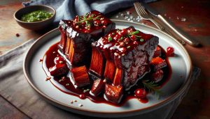 Braised Beef Short Ribs with Savory Red Wine Reduction