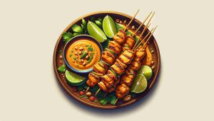 Heavenly Chicken Satay with Zesty Peanut Sauce