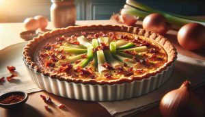 Quiche Lorraine with Savory Leeks and Crispy Lardons