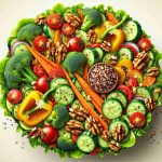 Walnut Quinoa Vibrant Veggie Salad