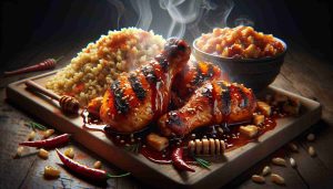 Heavenly BBQ Honey Sriracha Chicken with Exotic Cajun Barley