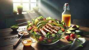 Exquisite Chicken and Avocado Salad with Citrus Dressing