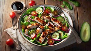 Balsamic Marinated Chicken Breast Salad