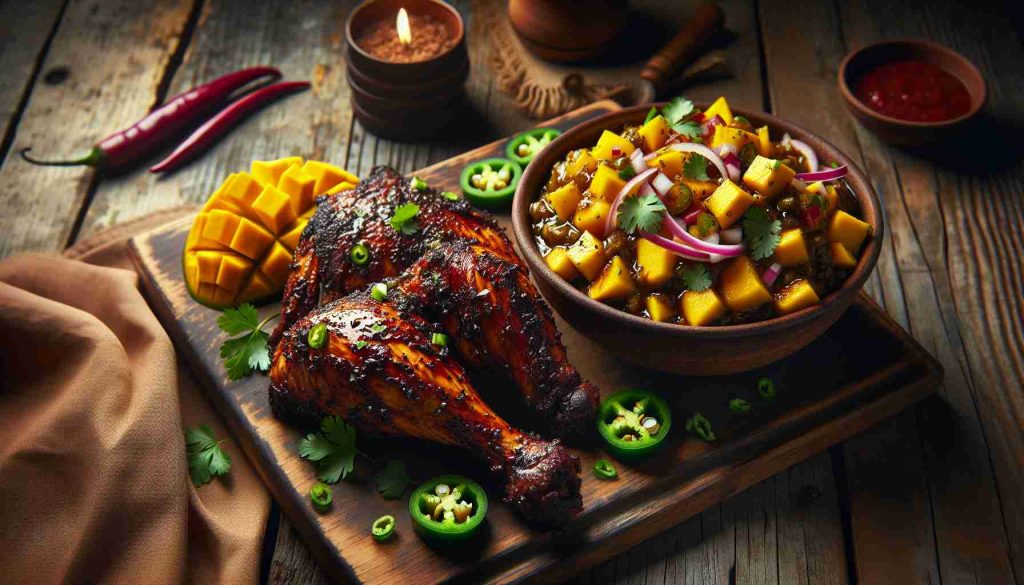 Jamaican Jerk Chicken with Mango Salsa