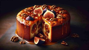 Warm Caramel Fig and Walnut Cake: A Comforting Delight with a Crunchy Twist