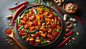 Kung Pao Chicken: A Spicy Chinese Stir-Fried Delight with Peanuts and Vegetables