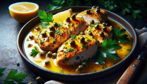 Italian Chicken Piccata: Lemon, Capers, and Parsley Delight