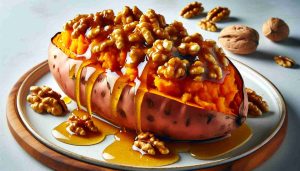 Honey-Glazed Walnut-Stuffed Sweet Potatoes