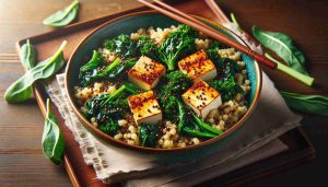 Quixotic Spiced Quinoa with Kale and Tofu