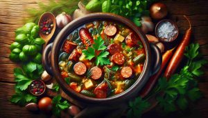 Hearty Sausage and Greens Soup: A Delightful Blend of Flavors