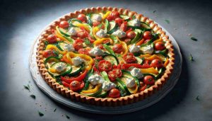 Perfectly Crisp French Provencal Savory Tart with Vegetables & Goat Cheese