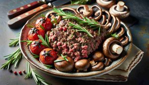 Delightful Minced Lamb with Rosemary and Mushroom Medley