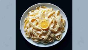 Fettuccine Alfreze: Creamy Fettuccine Alfredo with Zesty Lemon Zest