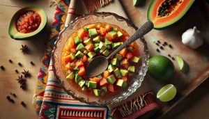 Mexican Papaya Salsa with Avocado and Lime: A Refreshing Twist on a Classic Condiment