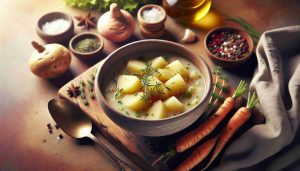 Hearty White Potato and Parsnip Soup with Fresh Herbs