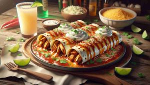 Tex-Mex Chicken Enchiladas: A Flavorful Fusion of Texas and Mexican Cuisines