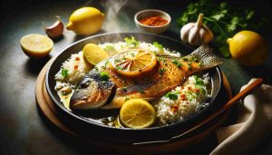 Sizzling Lemon Zest Tilapia with Garlic-Cilantro Rice