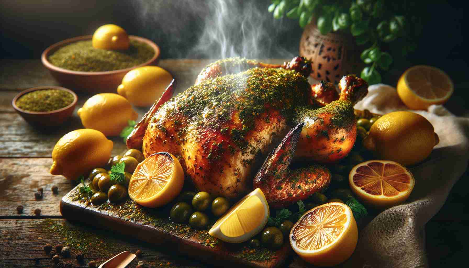 Za’atar and Lemon Roasted Chicken: A Flavorful Mediterranean Delight