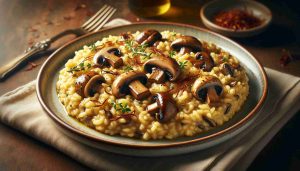 Hearty Mushroom Risotto with Saffron