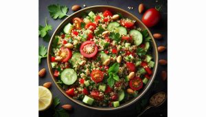 Nutty Vegetarian Quinoa Tabbouleh: A Fresh and Healthy Twist on a Classic Salad